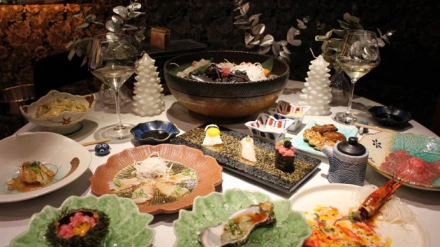 Cena de empresa de Navidad