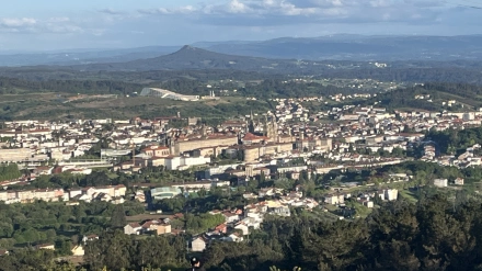 Santiago de Compostela desde el Monte Pedroso