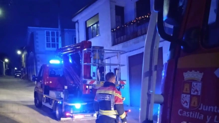 Los bomberos de la Diputación de Zamora, en una de las intervenciones