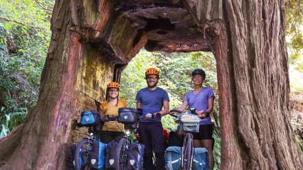 La navarra Leticia Sánchez Marco encara el reto de los 8.000 kilómetros.