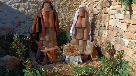 La ruta de los Belenes de Almarza se compone de diez municipios y tiene como denominador común que los nacimientos se elaboran con materiales de la zona