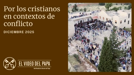 El Papa pide por la paz en su intención de oración para diciembre