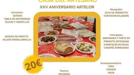 Cartel del evento organizado por ARTELOR