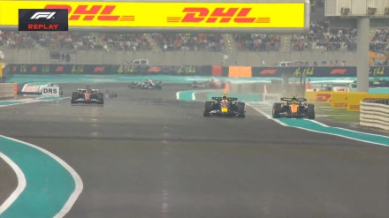 Imagen de la acción de Norris contra Tsunoda