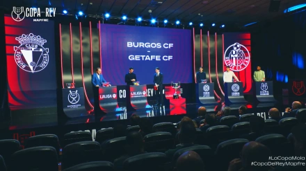 Sorteo de Copa del Rey celebrado este martes en Las Rozas