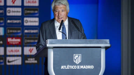 Enrique Cerezo, presidente del Atlético