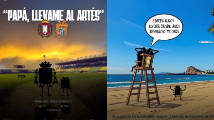 Pique de carteles entre el CF Lorca Deportiva y el Águilas FC