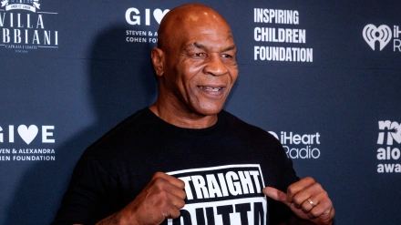 Mike Tyson, durante un acto promocional en noviembre de 2025