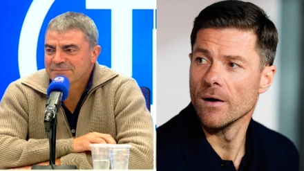 Manolo Sanchís y Xabi Alonso