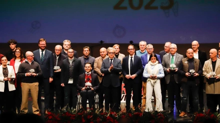 10/12/2025 Quinta edición de la Gala del Deporte Provincial..El Teatro El Silo de Pozoblanco (Córdoba) ha acogido este miércoles la celebración de la quinta edición de la Gala del Deporte Provincial que, organizada por la Diputación, ha servido para reconocer el esfuerzo de deportistas y clubes, así como para poner en valor sus éxitos, tanto individuales como colectivos, algunos de los cuales se han alcanzado en categorías máximas.POLITICA DIPUTACIÓN DE CÓRDOBA