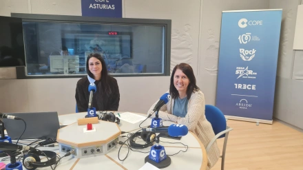 Sofía Paredes y Gema Pérez en COPE Oviedo