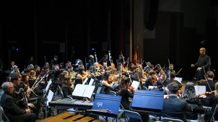 Imagen del Concierto de Año Nuevo de la Sinfónica de Lorca en enero de este año