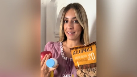 Blanca, nutricionista, en el vídeo