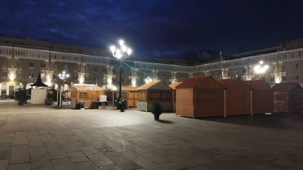 Mercadillo de Navidad en María Pita (A Coruña)