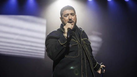 Antonio Orozco, en su último concierto en el Movistar Arena de Madrid