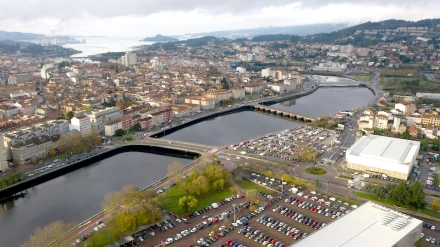 Pontevedra, vista aérea