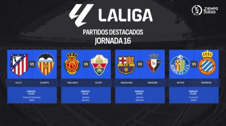 Previa Tiempo de Juego jornada 16 sábado