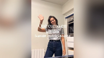 Sara Hermana, nutricionista, en el vídeo