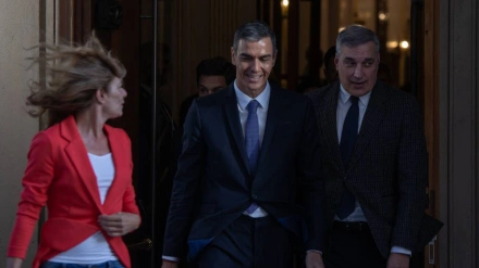 3D509G1 3D509G1 Madrid, Spain. 12th Nov, 2025.Pedro Sanchez, the Spanish Prime Minister, attends the plenary session of the Congress of Deputies and answers questions during the parliamentary question time.Credit: D. Canales Carvajal/Alamy Live News