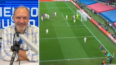 Pedro Martín explica la jugada del gol anulado al Barcelona ante Osasuna