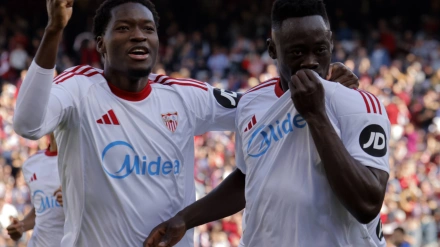 Spanish La Liga EA Sports soccer match Sevilla FC vs Real Oviedo at Ramon Sanchez Pizjuan stadium in Sevilla, Spain. 14 December 2025JORNADA 16 LIGA PRIMERA DIVISION900/Cordon Press