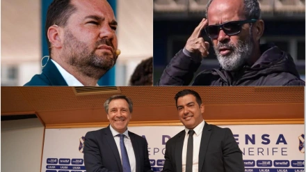 Manu Guill, Álvaro Cervera, Felipe Miñambres y Rayco García