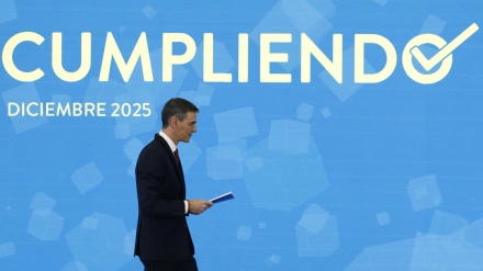 El presidente del Gobierno, Pedro Sánchez, comparece para efectuar un balance del curso político y presentar el informe periódico de rendición de cuentas Cumpliendo