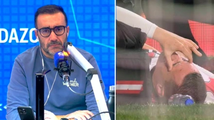 Juanma Castaño y Jorge de Frutos, lesionado en Vallecas frente al Betis