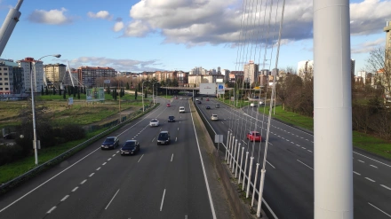 Avenida de Alfonso Molina de A Coruña. Foto de archivo