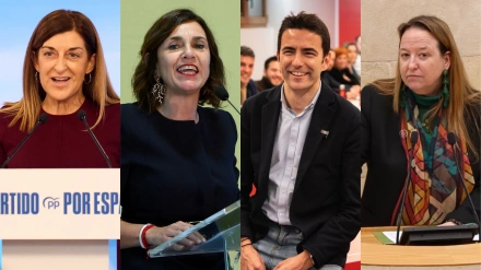 Los representantes de los partidos políticos de Cantabria