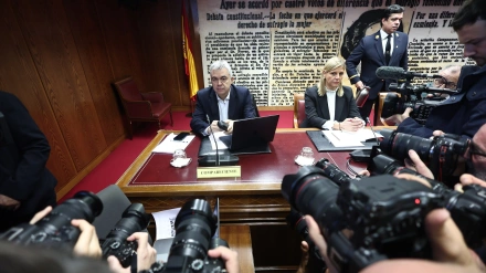 El ex secretario de Organización del PSOE Santos Cerdán comparece ante la Comisión de Investigación del ‘caso Koldo’, en el Senado