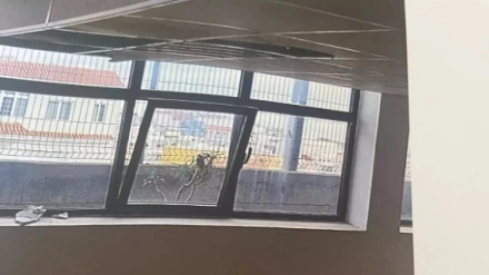 Techos caídos de parte del CADI Las Longueras