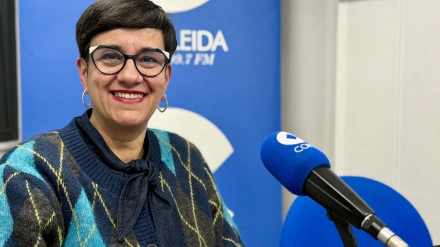 Anabel Ramos als estudis de COPE Lleida