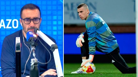 Juanma Castaño y Andriy Lunin