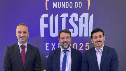 Vadillo, Tirado y Luan en la Gala Mundo do Futsal