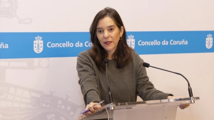 La alcaldesa de A Coruña, Inés Rey