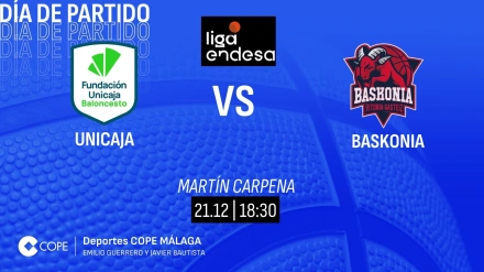 Unicaja recibe en el Carpena a Baskonia en un duelo clásico