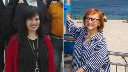 Eva Martínez Acón y Esther Fontán