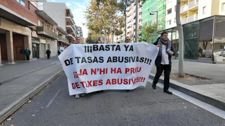 Manifestación por la tasa de basuras
