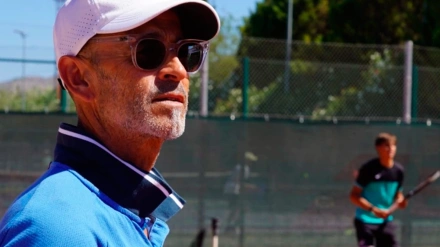 Samuel López, entrenador de tenis