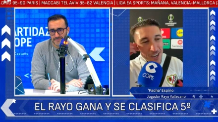 Juanma Castaño entrevista al Pacha Espino en El Partidazo de COPE
