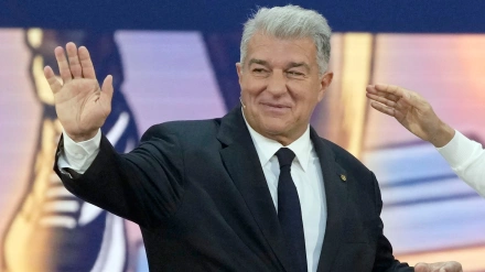 Joan Laporta, presidente del Barcelona, durante un acto institucional reciente