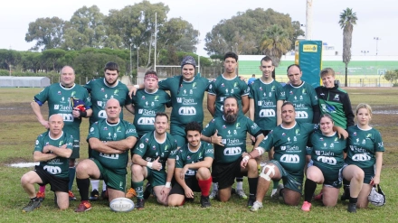 Jaén Rugby Inclusivo se curte en el barro y suma una valiosa experiencia en El Puerto