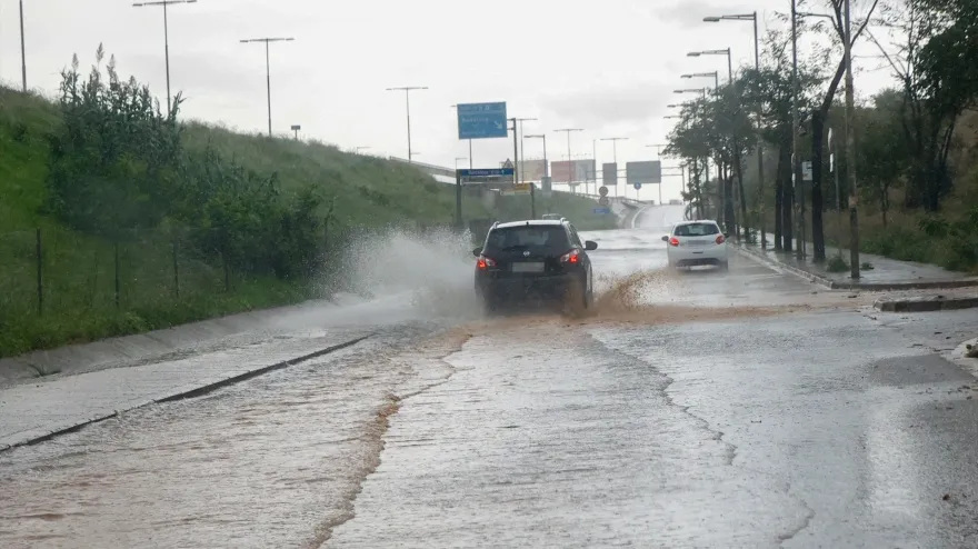 Lluvias en Badalona