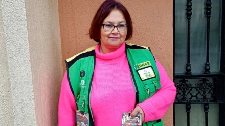 Ángeles Sánchez, vendedora de la ONCE en Puerto Real