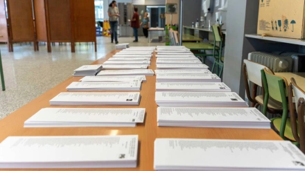 Colegio electoral Extremadura Diciembre 2025