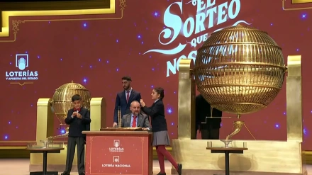 Imagen del sorteo extraordinario de la Lotería de Navidad.