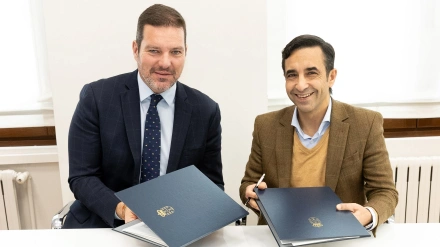 El conselleiro de cultura, José López Campos, y el alcalde de Ferrol, José Manuel Rey Varela