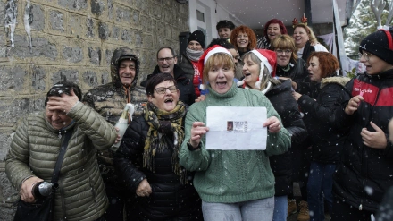 La asociación Alzheimer Laciana situada en Villaseca de Laciana (León), agraciada con el Gordo de Navidad