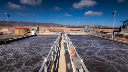 Imagen de la estación depuradora de aguas residuales de Águilas